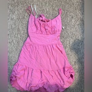 bubblegum pink dress